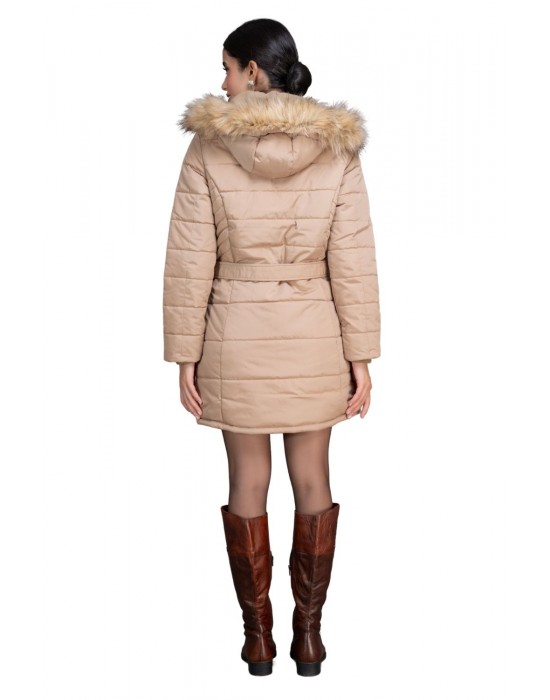 Women Travel Jacket Beige Color